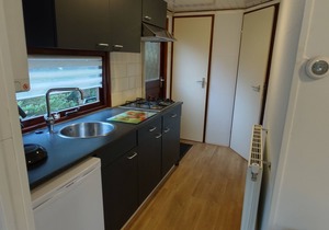 Chalet for rent located on a beautiful ornamental pond in Marum