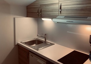 Studio-Classic-Ensuite with Bath-Balcony-Vue Montagne in Brides-les-Bains