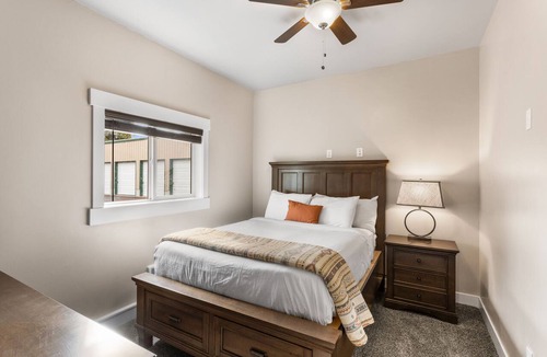 West Yellowstone Apartment | Discover The Yellowstone Hideaway Unit C, a cozy 2-bed retreat just 1 minute from Yellowstone!