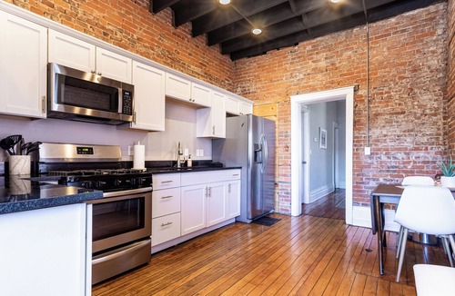 Downtown Dubuque House | Key City Row. Historic row home in the heart of downtown Dubuque.