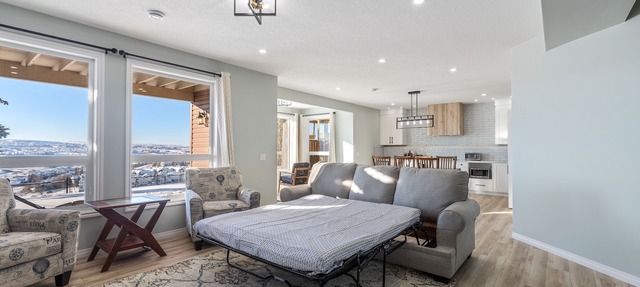1 bedroom and kitchen place with a valley scenery view & free parking in CALGARY