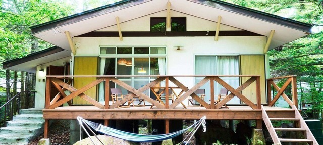 A private villa you can enjoy outdoor activities such as BBQ, bonfires, sauna in 嬬恋村