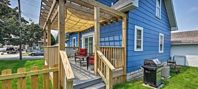 'AJ's Retreat' w/Deck: Walk to Lake Michigan! in Two Rivers