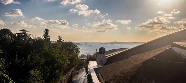 Bosphorus View Duplex w Terrace in Ortakoy in Istanbul