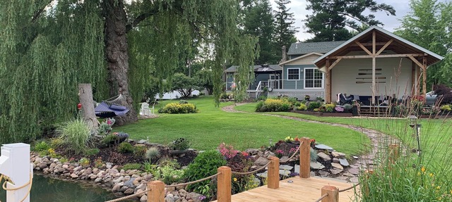 Direct Waterfront private house, NEW 40ft dock w/power, sleeps 8 in Wine Country in Waterloo