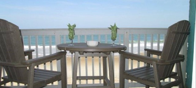 Enjoy your magnificent ocean views from your huge balcony! in Nags Head