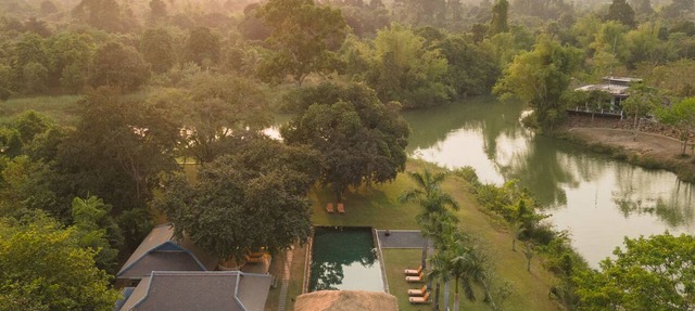 Full privatization of Khla Lodge - 5 room villa in Kampot Cambodge