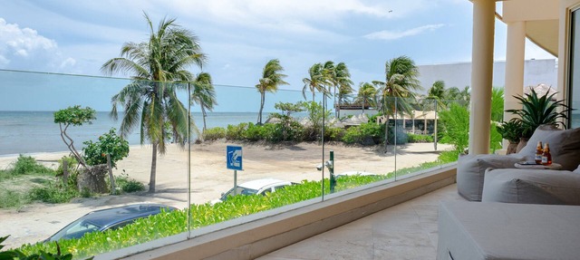 Great Beach and Ocean Views from this 2 Bedroom home at The Elements by BRIC in Playa del Carmen