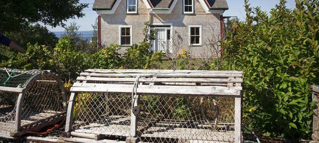 GREEN GABLES Lobster Trap in Indian Harbour