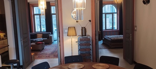 K18 Industrial luxury front and rear balcony epicenter of downtown/party area. in Budapest