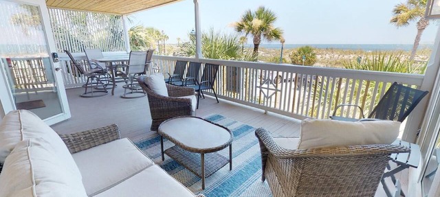 Spacious, Luxe Design, Large Balcony & Incredible Views! in Tybee Island