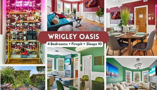 Wrigley 4BR Home, Sleeps 10 in Chicago