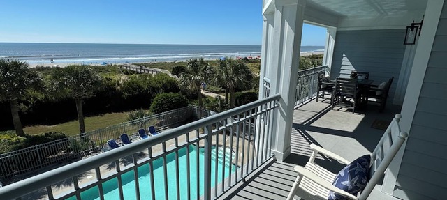 Ocean Boulevard Oasis - Beachfront, Spectacular Ocean View, Pool, Beach Access! in Isle of Palms